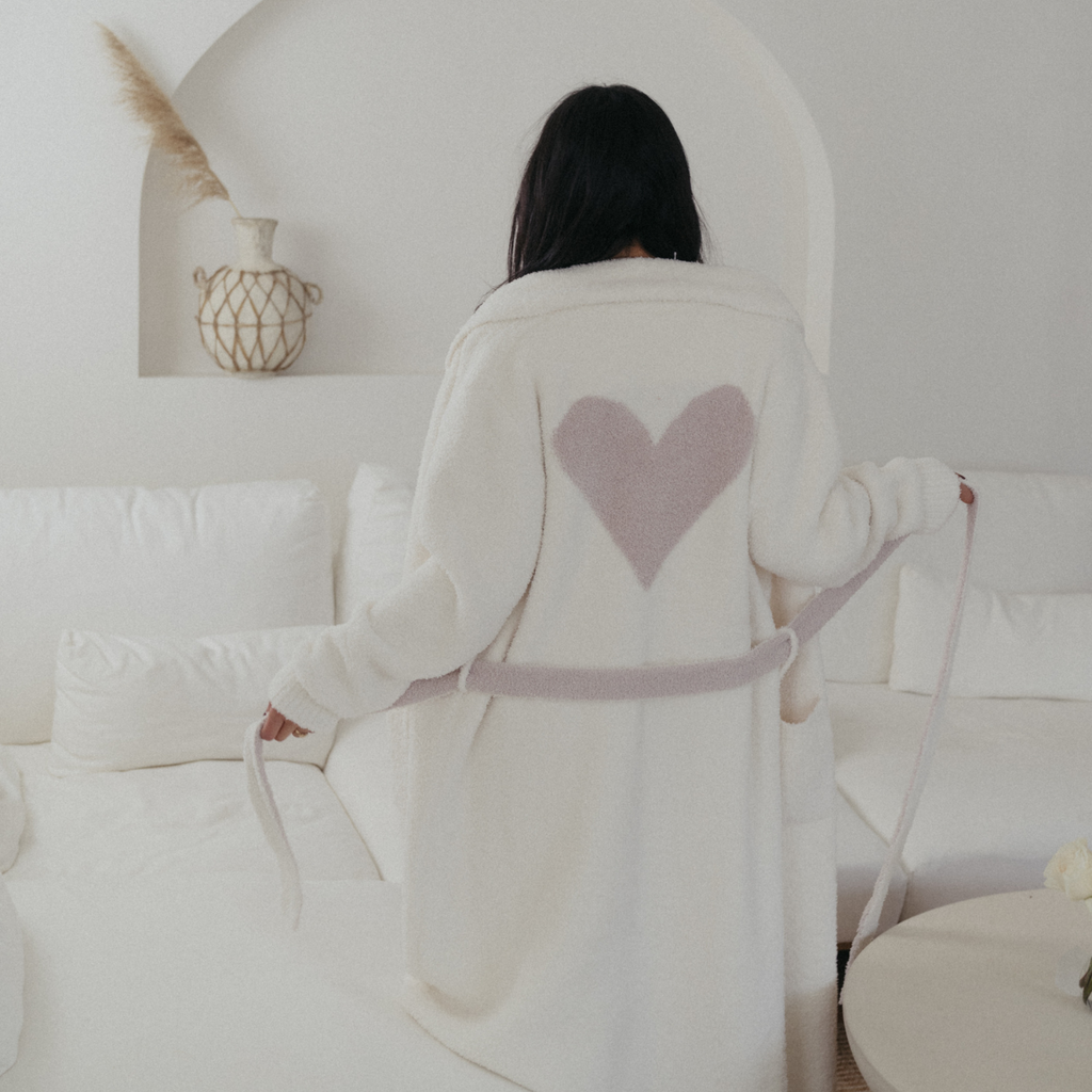 Local Beach Love Collection Heart Luxe Robe