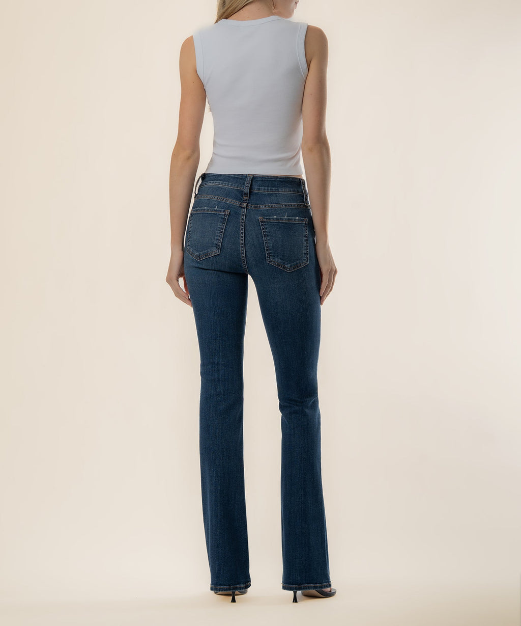 Natalie High Rise Bootcut, Petite in Allied Wash