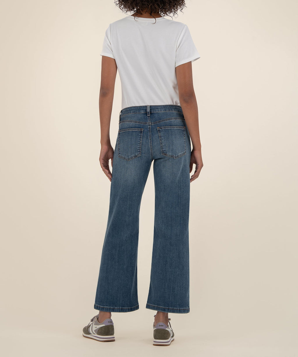 Jean High Rise Wide Leg, Petite in Instructive Wash