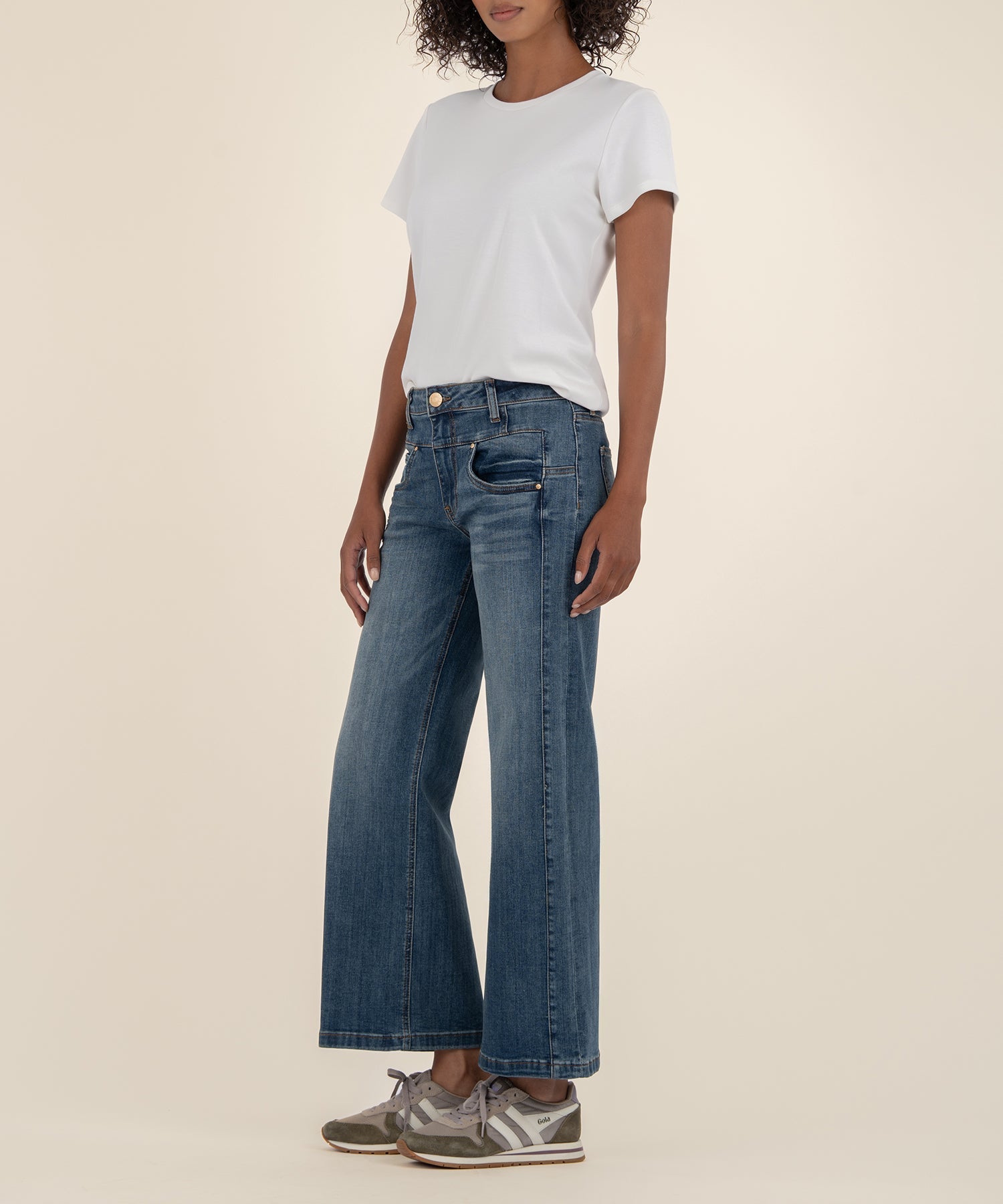 Jean High Rise Wide Leg, Petite in Instructive Wash