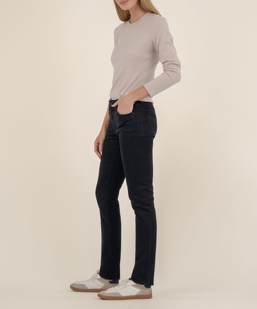Catherine Mid Rise Boyfriend, Petite in Black
